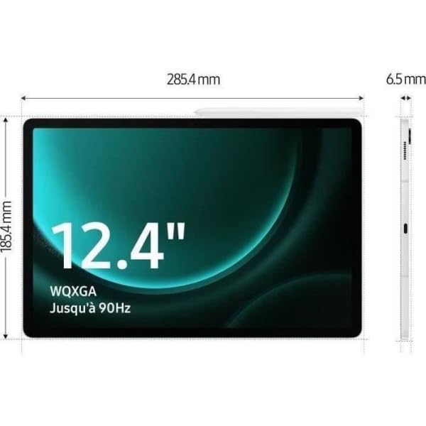 Samsung Galaxy Tab S9 FE Wi-Fi Light Green 12,4" WQXGA Display/Octa-Cora / 8GB RAM / 128GB