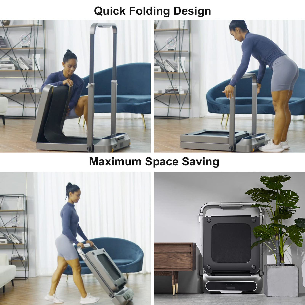 WalkingPad R2 Treadmill, Walking Pad Foldable 44 cm x 120 cm