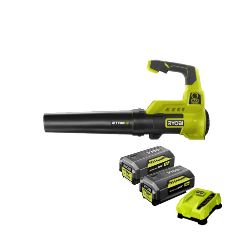 Pack RYOBI 36V Max Power RY36BLA-140-2 Batteries 4.0Ah - 1 Fast Charger