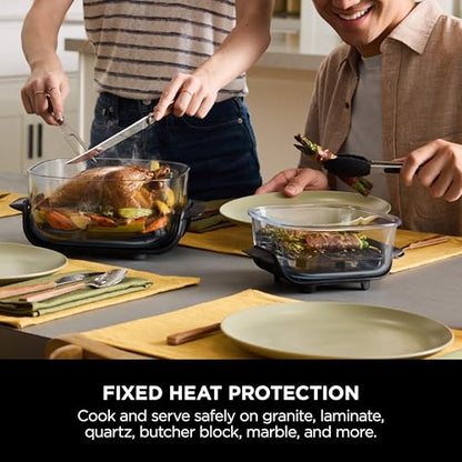 Ninja CRISPi Portable Air Fryer, 3.8L, 4-in-1: Air Fry, Roast, Keep Warm, Recrisp
