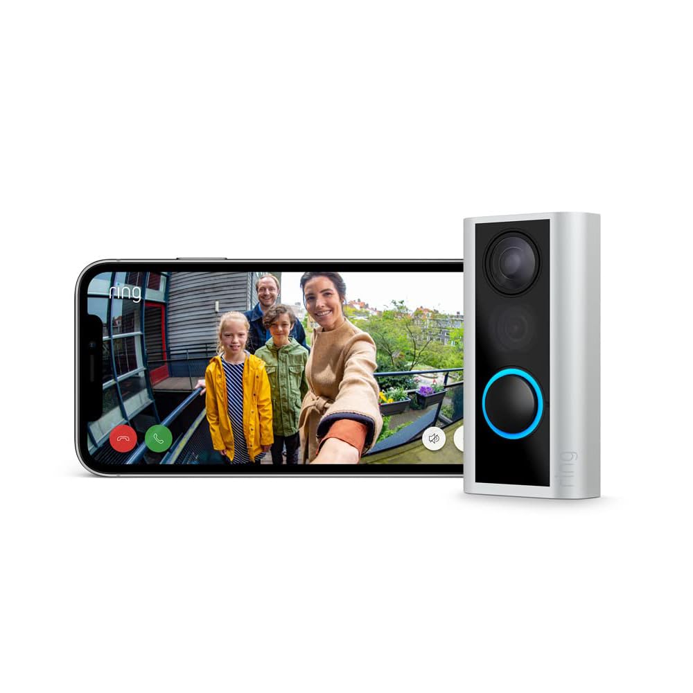 Ring Peephole Camera (Door View Cam) | 34–55mm door thickness