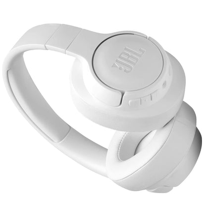 JBL Tune 710BT - Wireless Bluetooth Headphones Bundle with Deluxe CCI Carrying Case (White)