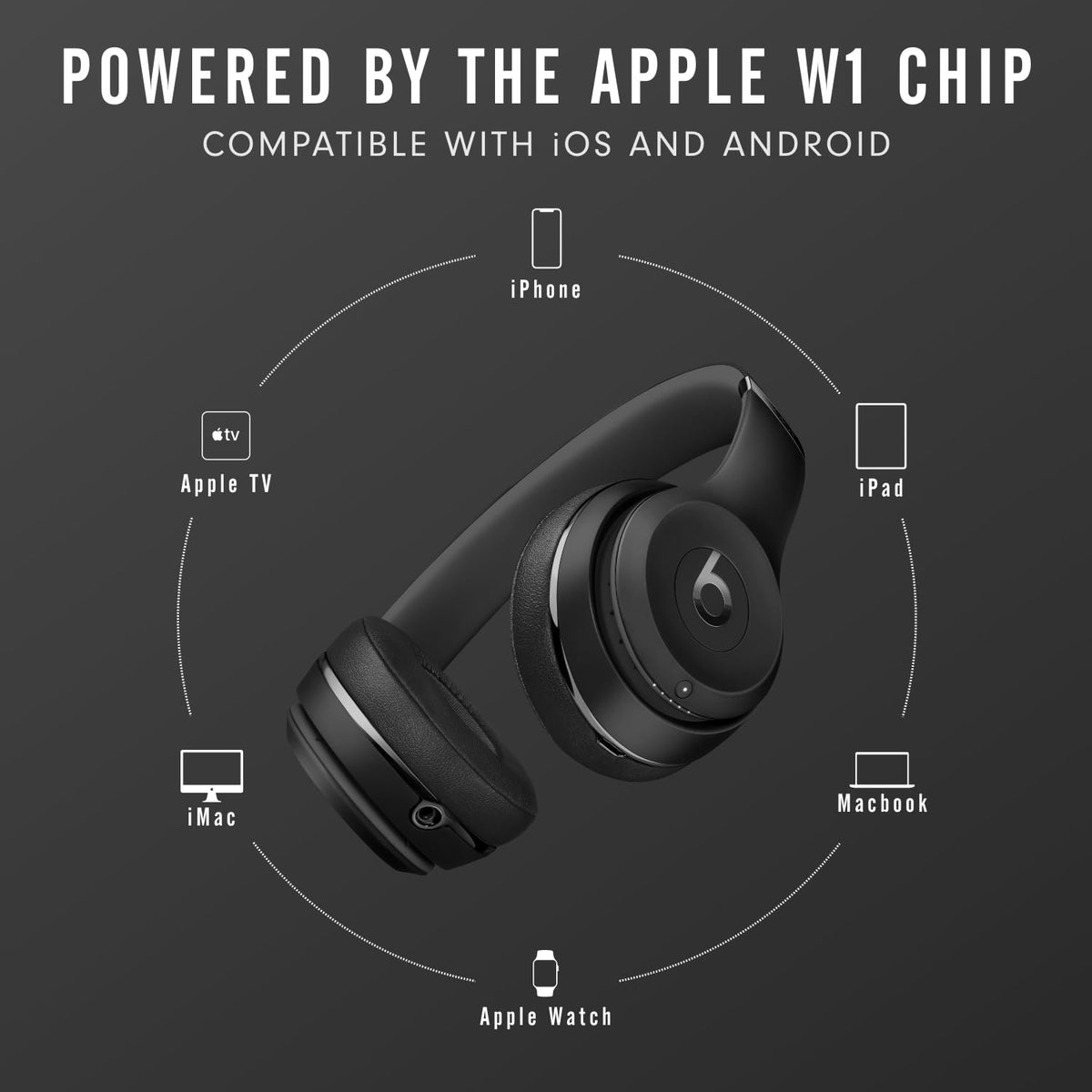 Beats Solo3 Wireless On-Ear Headphones - Apple W1 Headphone Chip