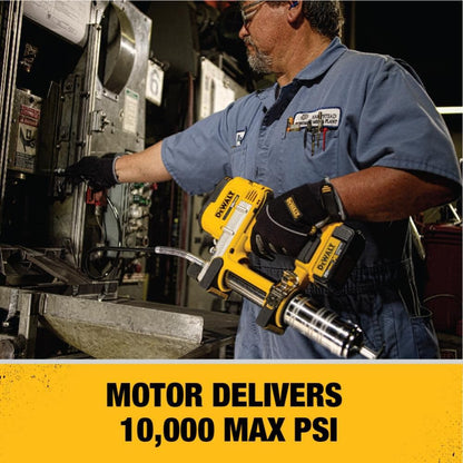 DEWALT 20V MAX Grease Gun Kit, Cordless, 42” Long Hose