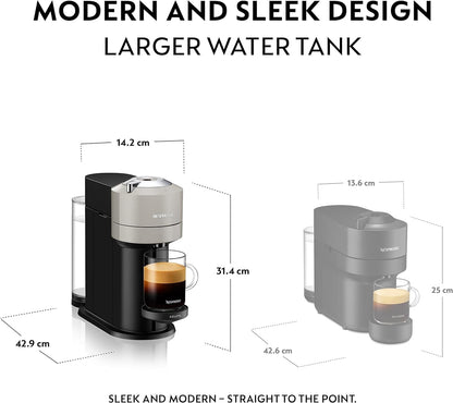 Nespresso Vertuo Next Coffee Pod Machine, Centrifusion Technology, Wi-Fi and Bluetooth Enabled