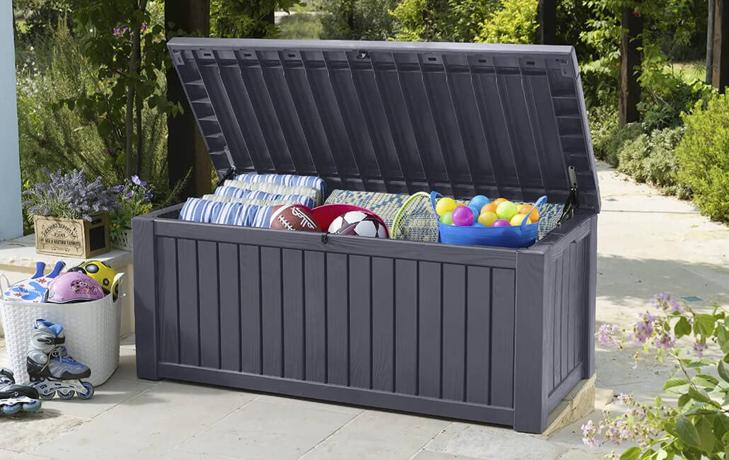 Keter pillow box Rockwood, Gray (Anthracite), 570L