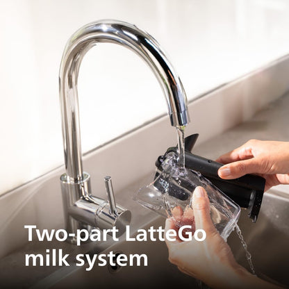 Philips 5400 Series Fully Automatic Espresso Machine - 12 Coffees, Easy-To-Clean LatteGo Milk System