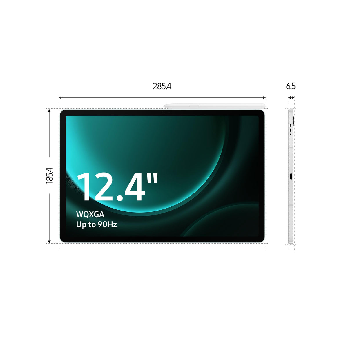 Samsung Galaxy Tab S9 FE+ Tablet with S Pen, 128GB, Long-lasting Battery
