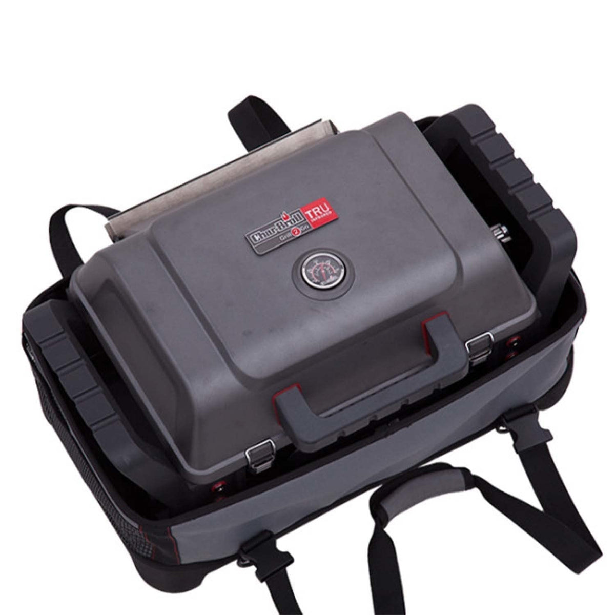 Char-Broil X200 Grill2Go - Portable Barbecue Grill with TRU-Infrared Technology, Grey | Cast Aluminium