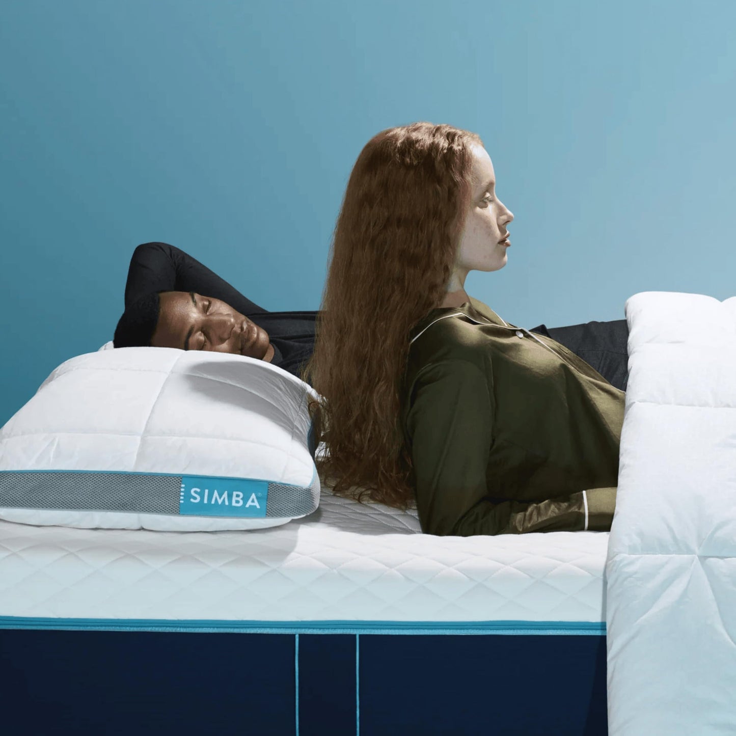 Hybrid Pocket Spring and Foam Mattress with Aerocoil Microsprings and Wool Layer, 28cm Deep, Queen 160x200cm