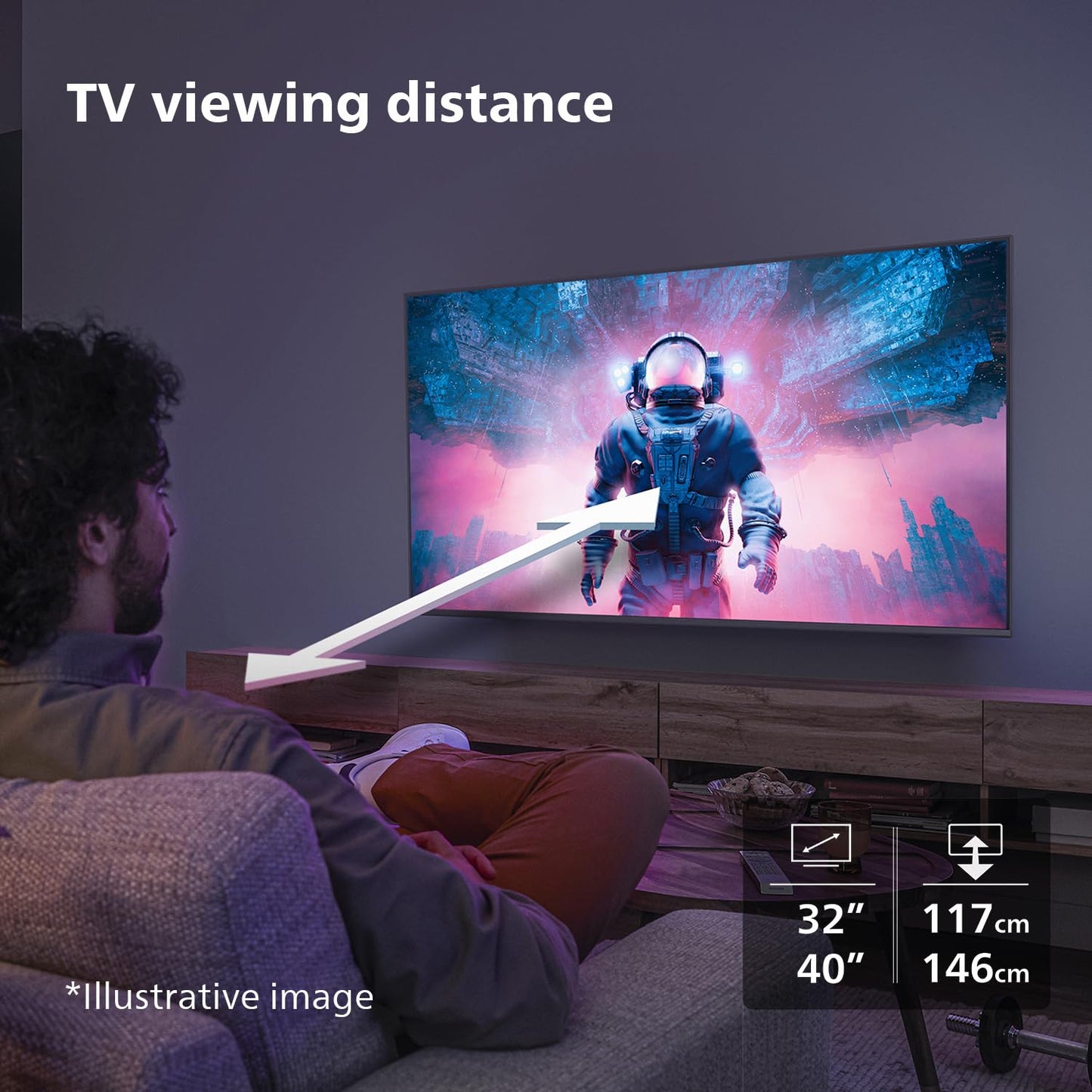Philips 40PHS6009 Full HD LED Smart TV - 40 Inch Display with Pixel Plus