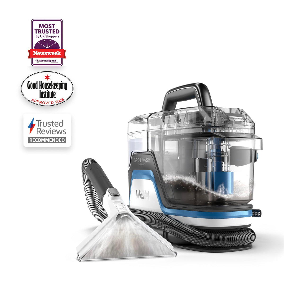Vax CDSW-MPXP SpotWash Home Duo Spot Cleaner, Stain, Car, Upholstery, Sofa and Carpet Cleaning Machine