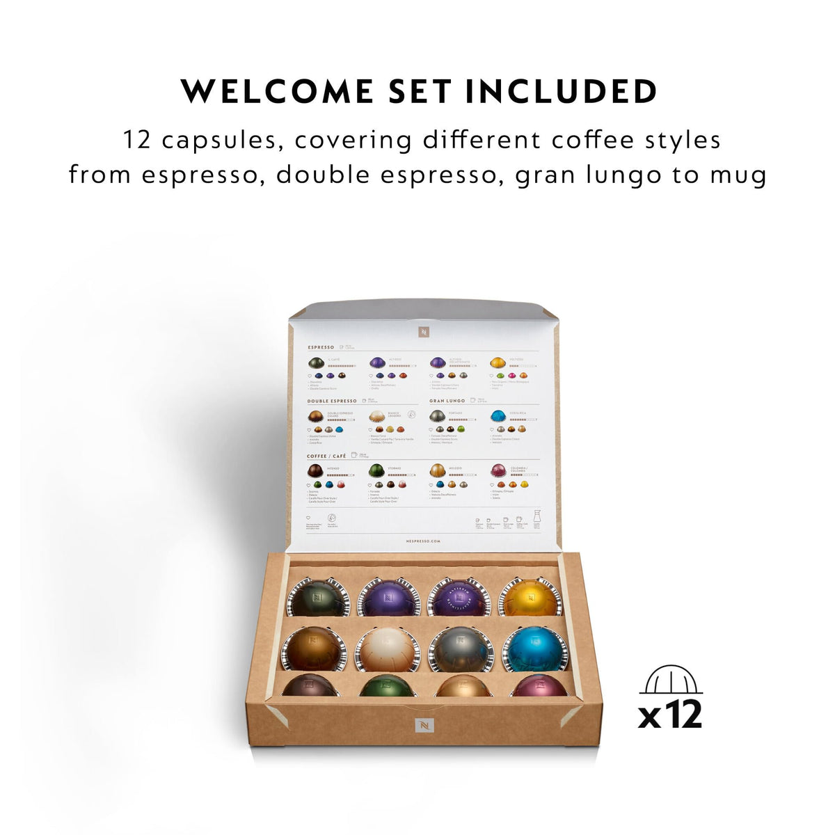 Nespresso ENV120.GY Vertuo Next Coffee Machine by Magimix, Dark Grey