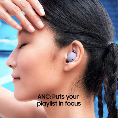 Samsung Galaxy Buds2 Pro Wireless Earphones, 2 Year Extended Manufacturer Warranty, Bora Purple (UK Version)