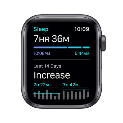 Apple Watch SE 2020 (GPS, 44MM) Space Grey Aluminium Case with Black Sport Band