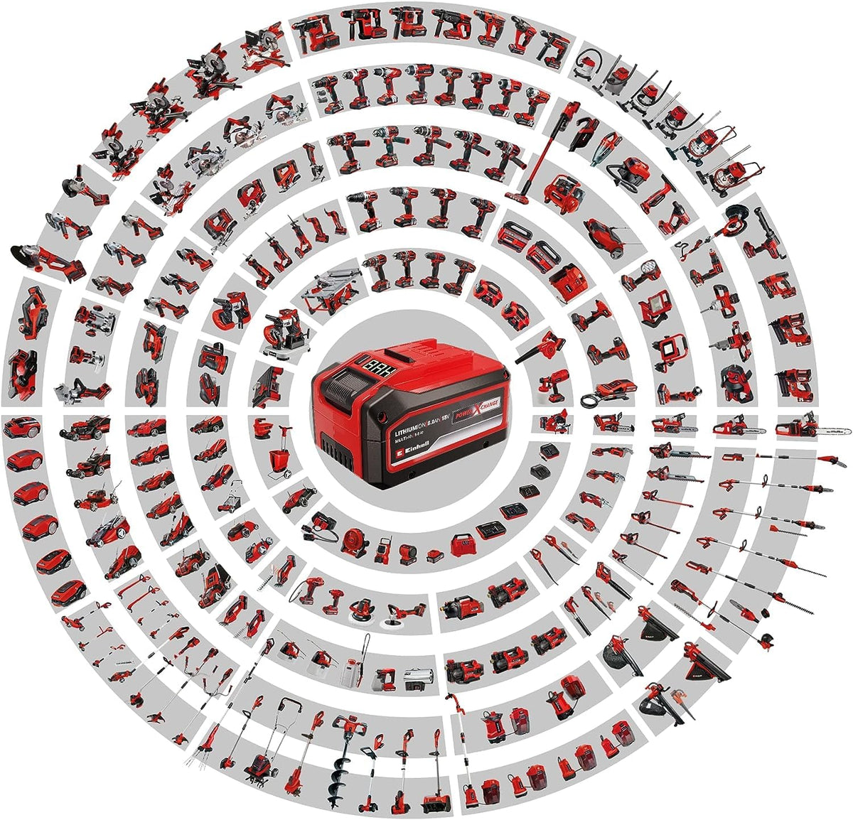 Einhell GE-CM 36/34-1 Li-Solo Power X-Change Battery-Powered Lawnmower