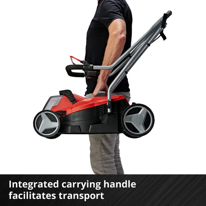 Einhell Power X-Change 18/33 Cordless Lawnmower With Battery and Charger - 18V, Brushless Motor