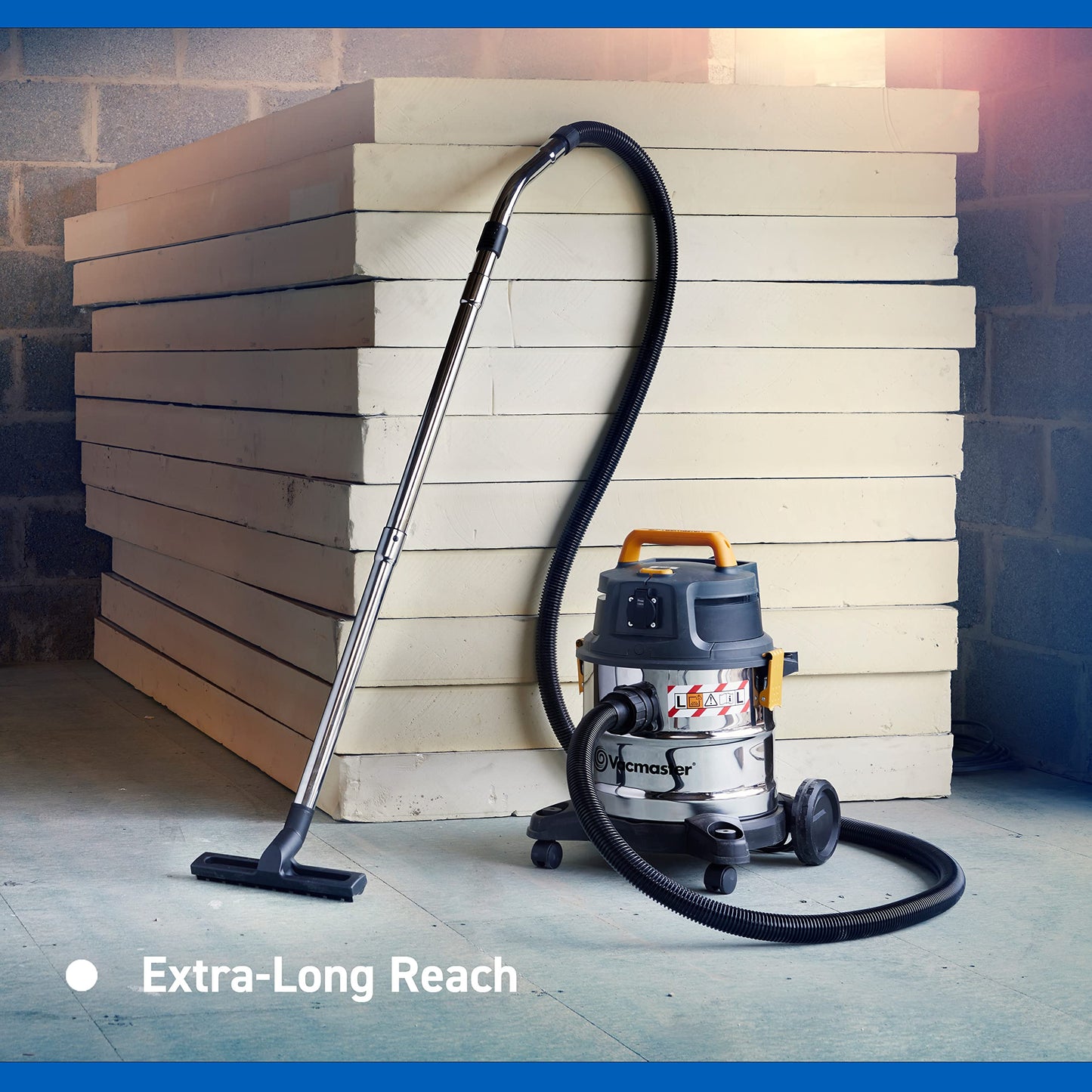 Vacmaster Wet and Dry Vacuum Cleaner 20L. 240V L Class Industrial Dust Extractor.