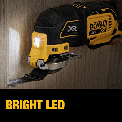 DEWALT 20V MAX XR Oscillating Multi-Tool Kit, Variable Speed (DCS356D1)