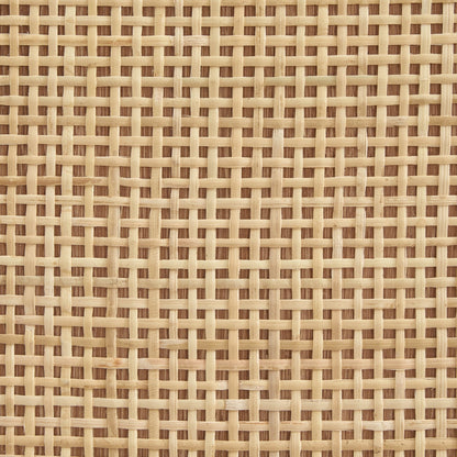 Annecy Natural Rattan Bed Frame with Sprung Slat Base and Curved Headboard