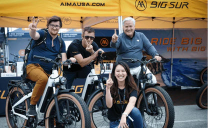 AIMA Big Sur All-Terrain E-Bike in White